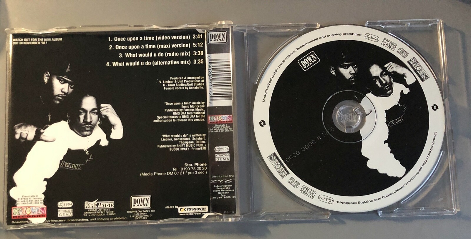 CD, Down Low, Once Upon A