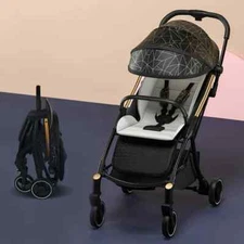 Lightweight Foldable Lay Flat Stroller Infant and Toddlers