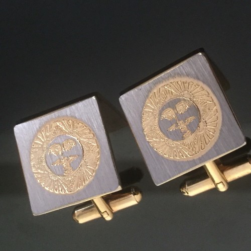 Gemelos chapados en oro Sun, Sunshine, gran regalo - Imagen 3 de 5