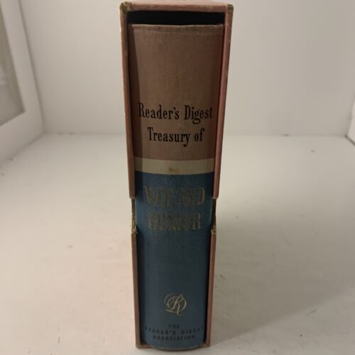 Reader's Digest - Treasury of Wit & Humor - Book Slip Cover 1958 - Book Of Humor - Picture 2 of 14