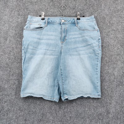a.n.a Shorts Womens 14 Mid-Rise Bermuda 