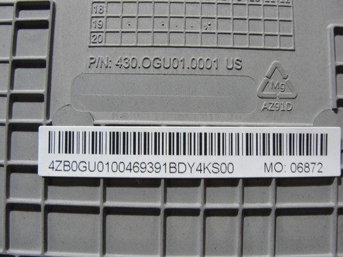 Lenovo ThinkPad P1 Gen 2 15.6" Palmrest w/BL Keyboard Touchpad 460.0GU03.0002 - Afbeelding 4 van 8