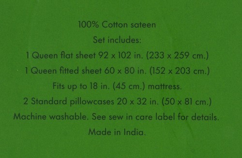 Parure de draps Queen Kate Spade New York 100% coton satiné gris uni 4 pièces NEUF - Photo 4/4