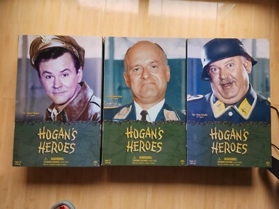 Hogans Heroes/ Ein Käfig voller Helden; 3 Figuren; OVP; Extrem selten. RAR