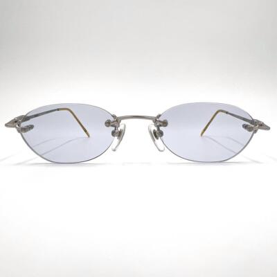 GUCCI Authentic Glasses Eyewear GG-9004J silver Rimless with