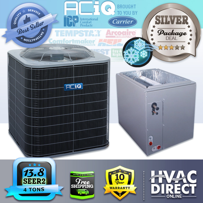 4 Ton 13.8 SEER2 ACiQ-Heil by Carrier Air Conditioning Condenser u0026amp; A  Coil | eBay