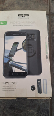 SP GADGETS Motor Mirror Bundle for Samsung Galaxy S7 in schwarz