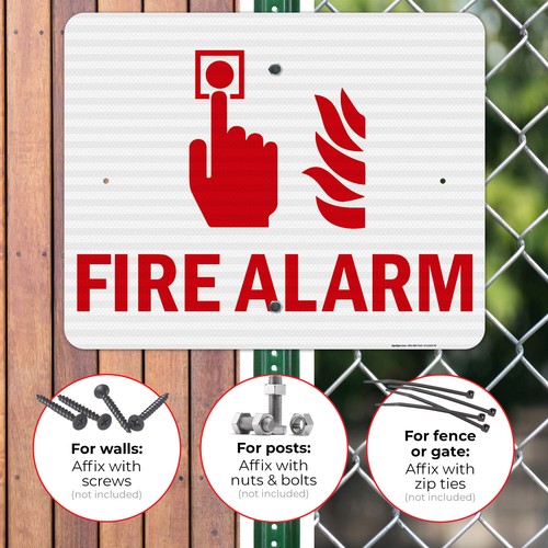 Fire Alarm Sign, - Picture 75 of 85