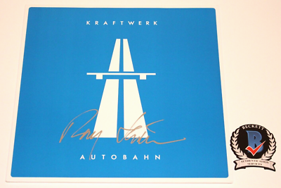 Kraftwerk 3-D / Ralf Hutter / クラフトワーク RALF HUTTER SIGNED KRAFTWERK AUTOBAHN ALBUM VINYL RECORD LP
