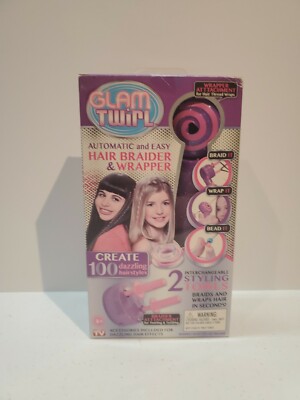 NEW Glam Twirl Automatic Easy Hair Braider Wrapper 100 Hairstyles As Seen On TV 