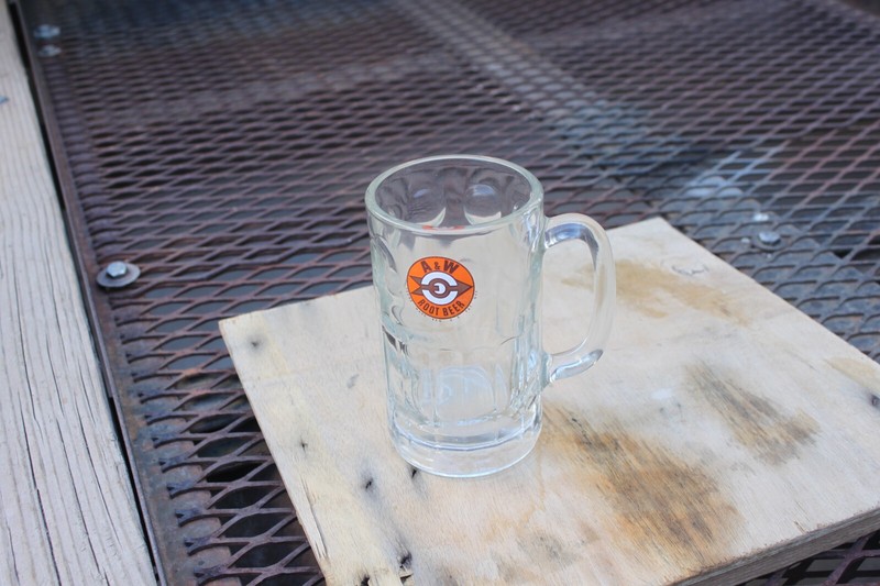 A&W Root Beer Vintage Arrow Logo Mug 6" Tall