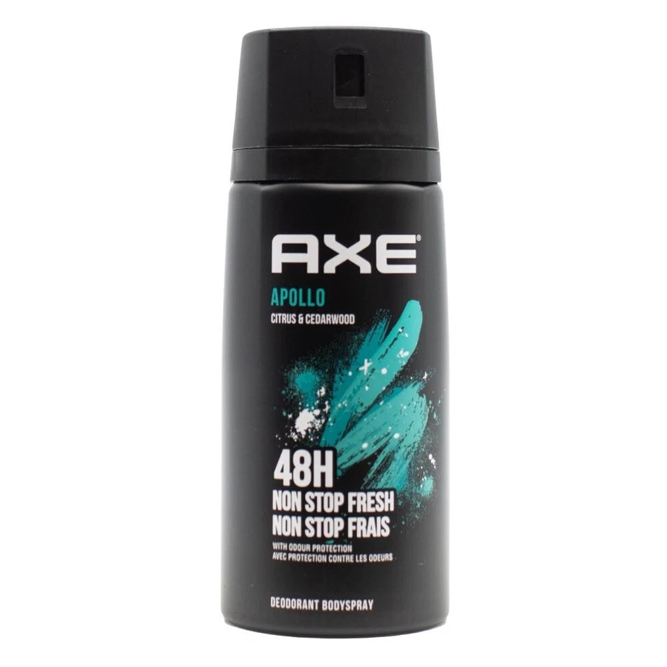 6 x AXE Deodorant Body Spray Apollo 48H Non Stop Fresh with Odour Protection NEW - image 2 of 4