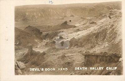 Devil's door yard, Death Valley, CA California 1910 RPPC Photo Postcard ...