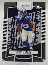 2023 PANINI ABSOLUTE DEONTE BANKS BASE ROOKIE FOOTBALL CARD GIANTS NFL donruss 