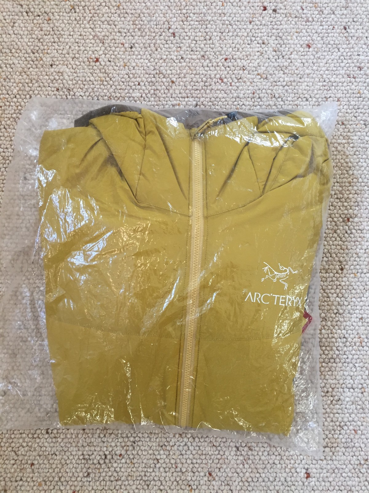 Felpa con cappuccio Arc'teryx Atom LT Woad Small da uomo Nuova di zecca Ancora in confezione