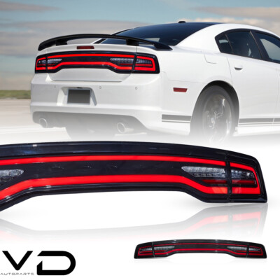 Upgrade to 2020 new style LED Tail Light Fits For 2011-14 Dodge Charge w/Dynamic