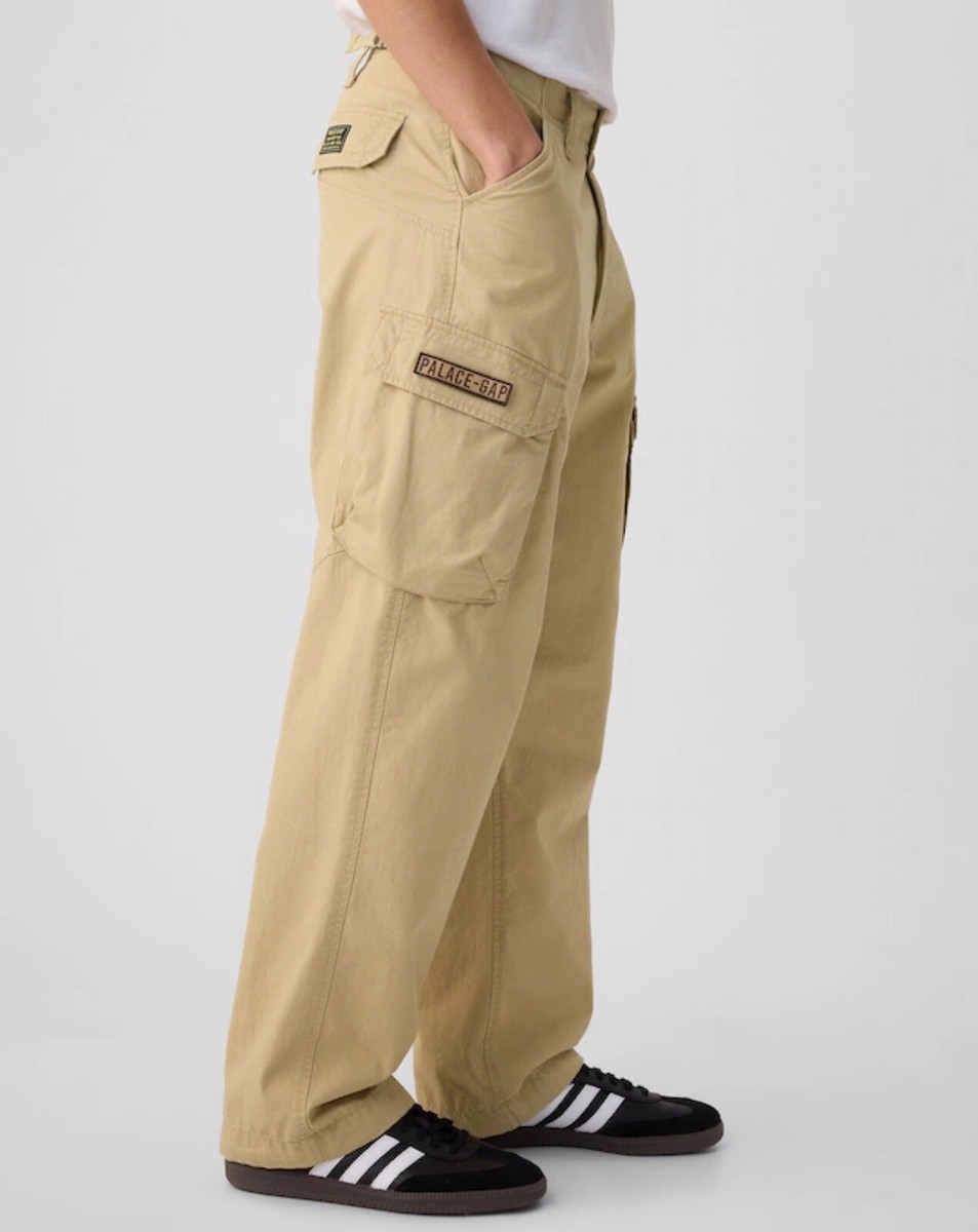 PALACE GAP 90s CARGO カーゴパンツ 33×32 Palace x Gap Soft Cotton Cargo Pants in Tan Size 32 x 32