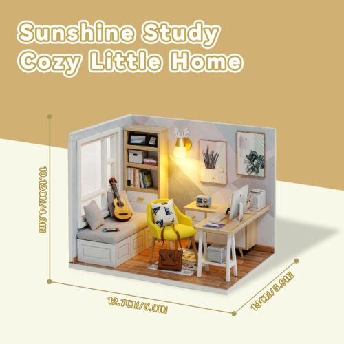 Dollhouse Miniature DIY House Kit Creative Room with Furniture for Romantic A... - Picture 2 of 9