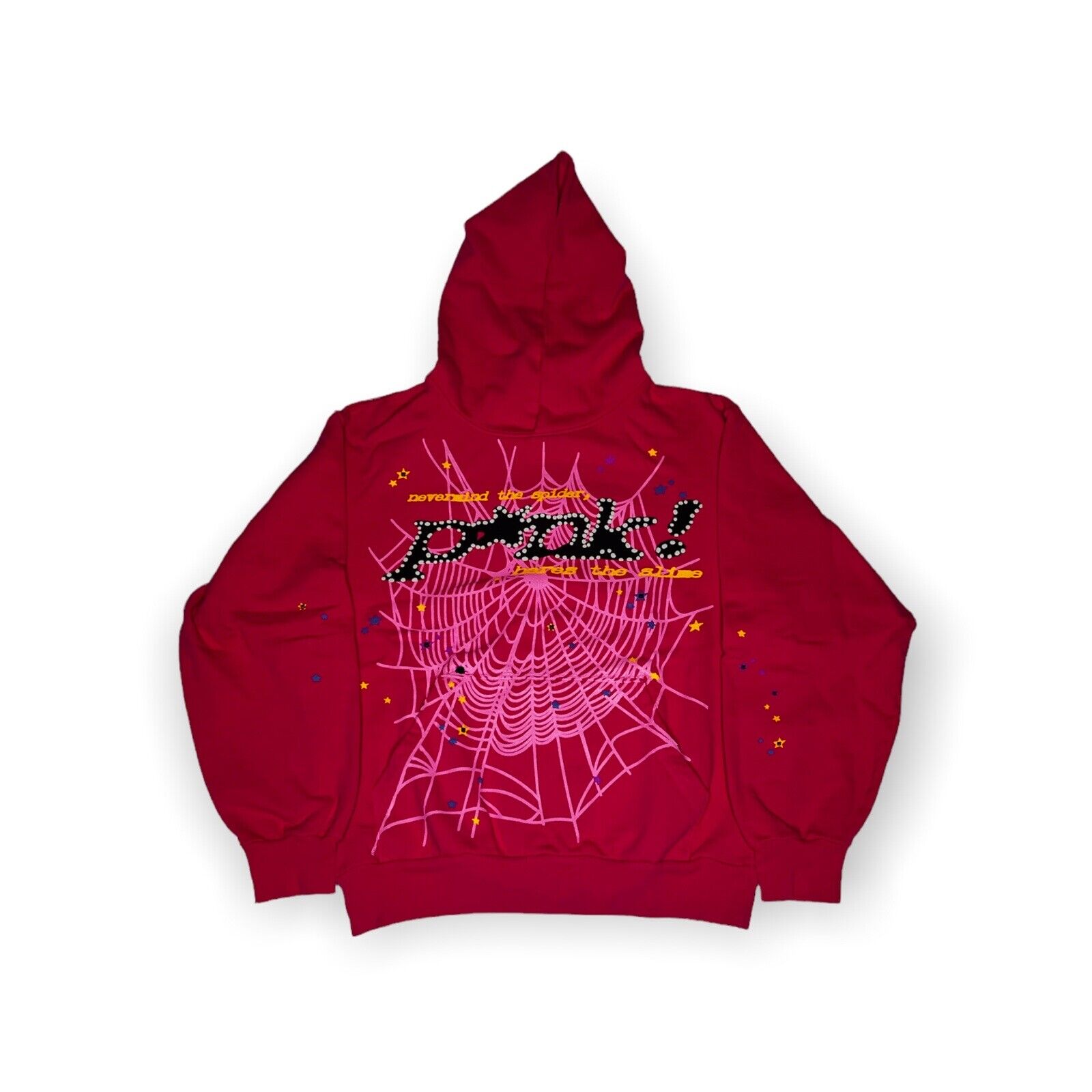 NEW Spider Worldwide × Young Thug Sp5der Pink Hoodie 100% AUTHENTIC Size XL