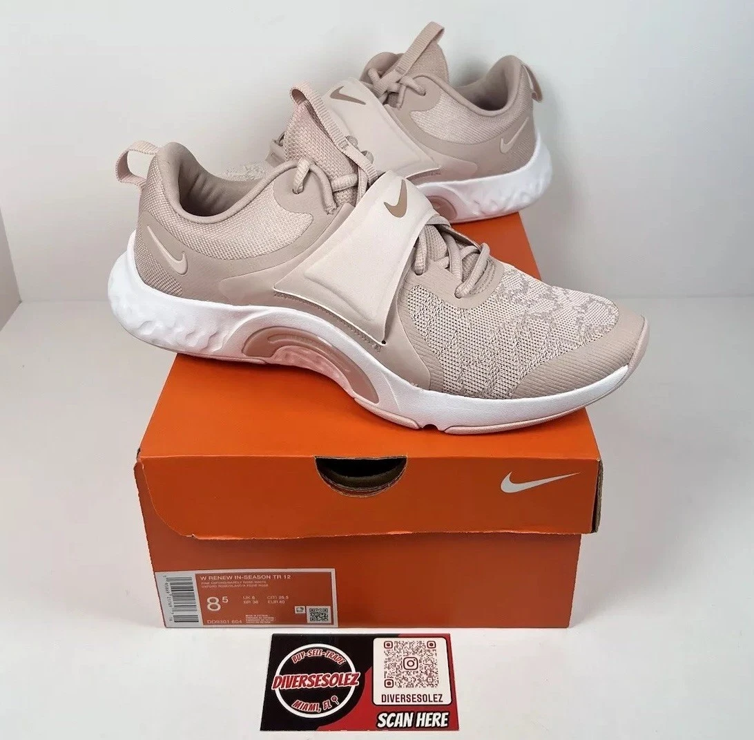 Taglia 8.5W 7M Nike rinnovo in stagione tr 12 rosa Oxford NUOVISSIME!