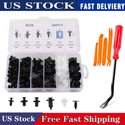 Clips Retainer Body Bumper Rivet Retainer Push Pin Clip Molding Trim Assortments