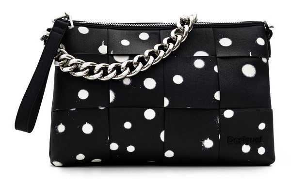 Desigual New Splatter Dortmund Across Body Bag UmhäNgetasche Tasche Black Neu-image