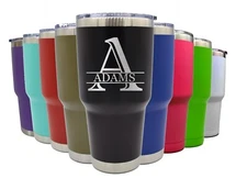 Custom Personalized Stainless Steel Cup Laser Engraved 30 oz Tumbler