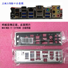 1pcs IO I/O Shield FOR ASUS MAXIMUS VI EXTREME IO I/O Shield Back Plate