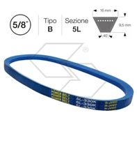 754-0329 MTD Lawn Mower Belt Double Blade 97 Cm. 38” (Engine/Deck)