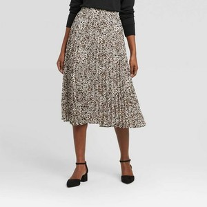 a new day leopard midi skirt