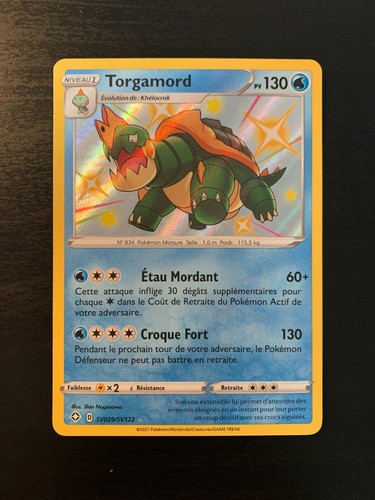 Carte Pokémon : Torgamord SV029/SV122 Destinées Radieuses Française NEUF