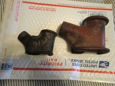 2 Silvey Rigid Conduit Pipe Rebar Bender Heads, 1/2" & 1"  All Cast Steel