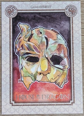 2024 House of the Dragon Season 1 Artist Rendition Insert Card #AR8 Drahars Mask