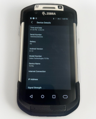 Zebra TC700K Touch Computer - FREE SHIPPING