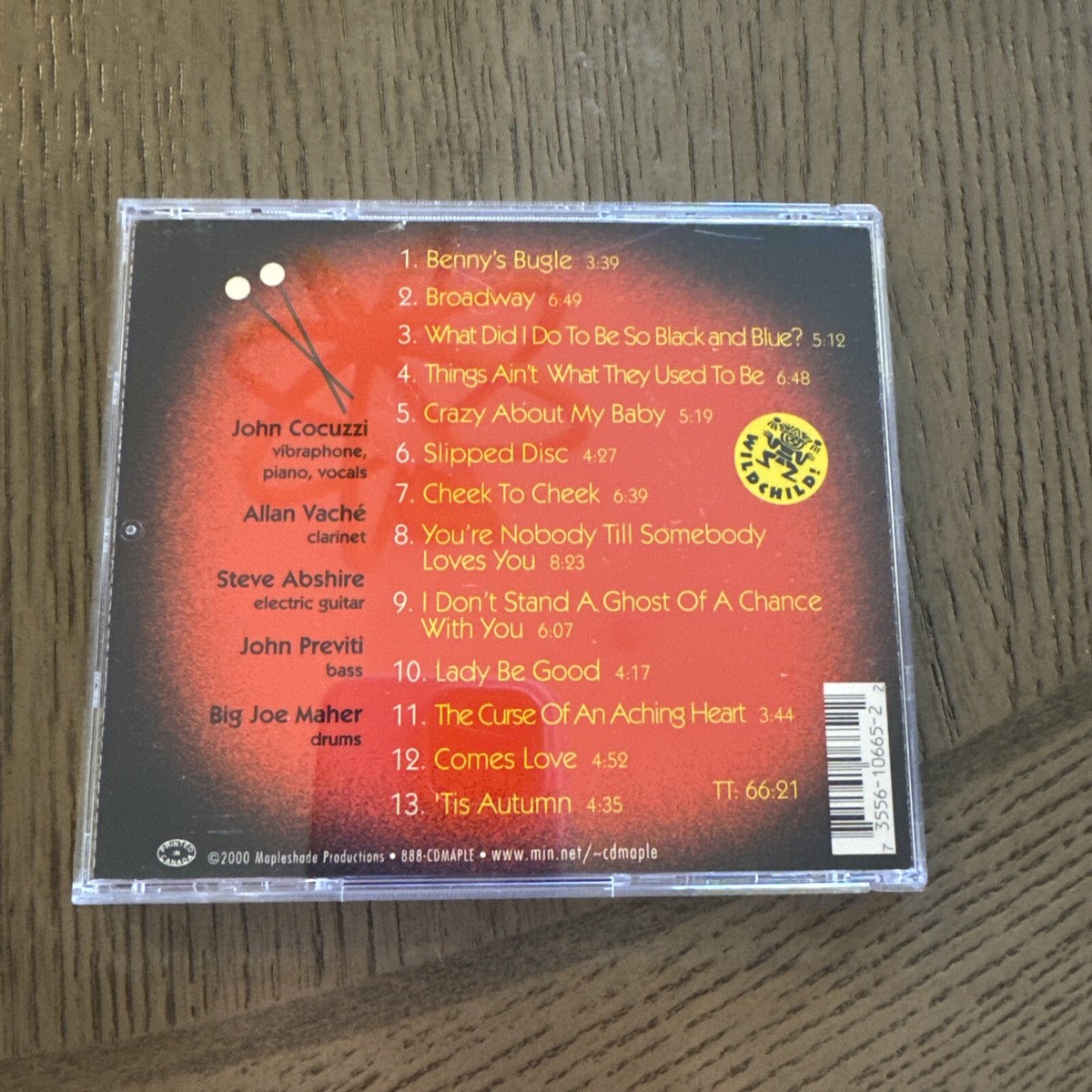 Swingin' and Burnin' by John Cocuzzi (CD, Jun-2000