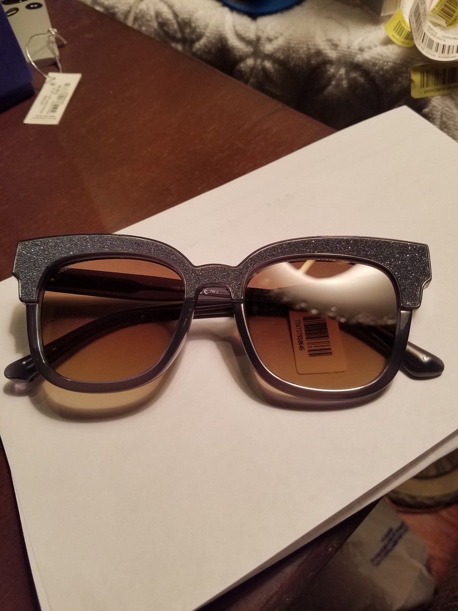 Jimmy Choo Mayela Textured Cat-Eye Sunglasses NWT $395 Blue  display picture 1