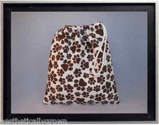 Gymnastics Leotard Grip Bags / Brown Puppy Paws Gymnast Birthday Goody Bag