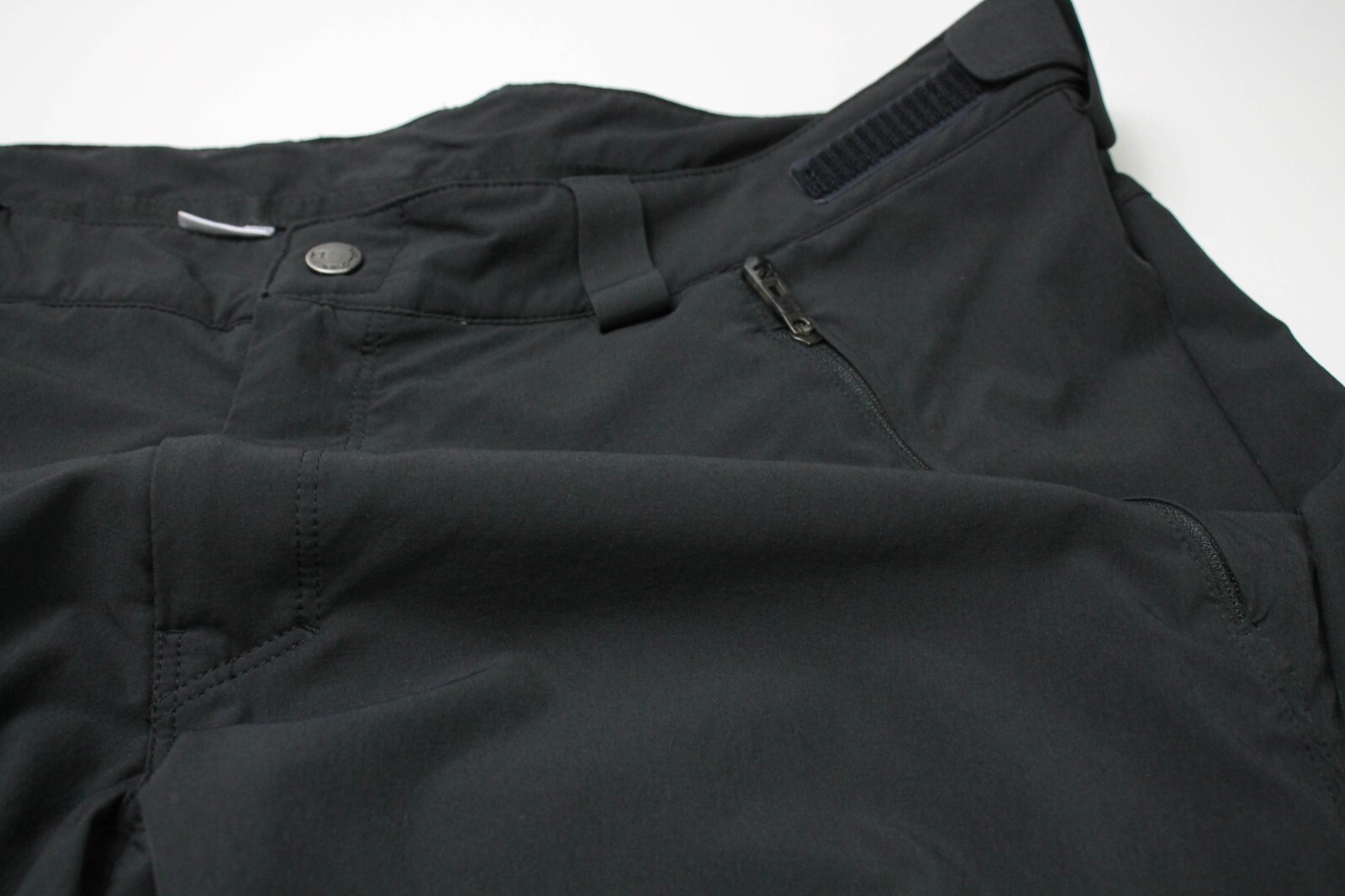 Pantaloni Salomon AdvancedSkin Shield Uomo UK 40 Trekking Con Zip Neri