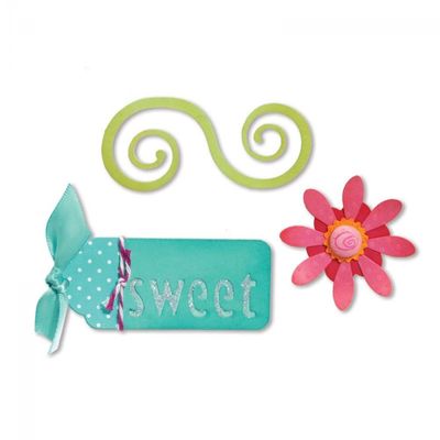 Sizzix Sizzlits Die Sweet Things Set von Eileen Hull, 3er Pack