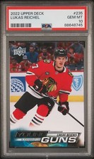 2022 Upper Deck Lukas Reichel #235 PSA 10 Young Guns Rookie RC 