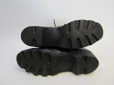 Ro Search Mens Size 6 R Black Leather Soft Toe Laces  display picture 1