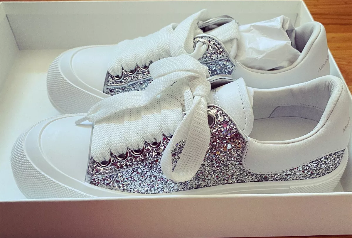 Alexander mcqueen paillette argent hot sale