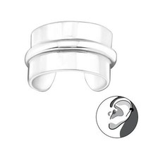 1 StüCk 925 Sterling Silber Ear Cuff Ohrklemme