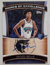 2025-26 Topps Basketball Flagship Marks of Excellence Jaylen Wells Auto #ME-JW