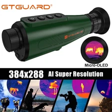 384x288 AI Thermal Imaging Monocular 8xZoom 15mm Micro-OLED Display For Hunting