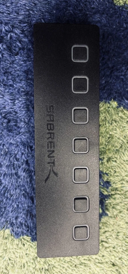 Sabrent 7 Port USB 3.0 Hub W/ Individual Power Switches HB-UMA7 & Power Cable - Image 2 of 4