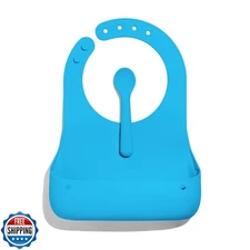 Avanchy Silicone Baby Bibs, Waterproof, Adjustable, BPA Free, Soft Unisex Set