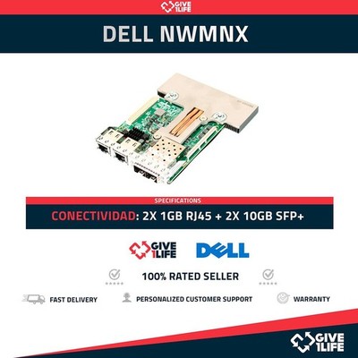 DELL BROADCOM 57412 NWMNX   DOBLE PUERTO 1GB+ DOBLE PUERTO 10GB SFP+