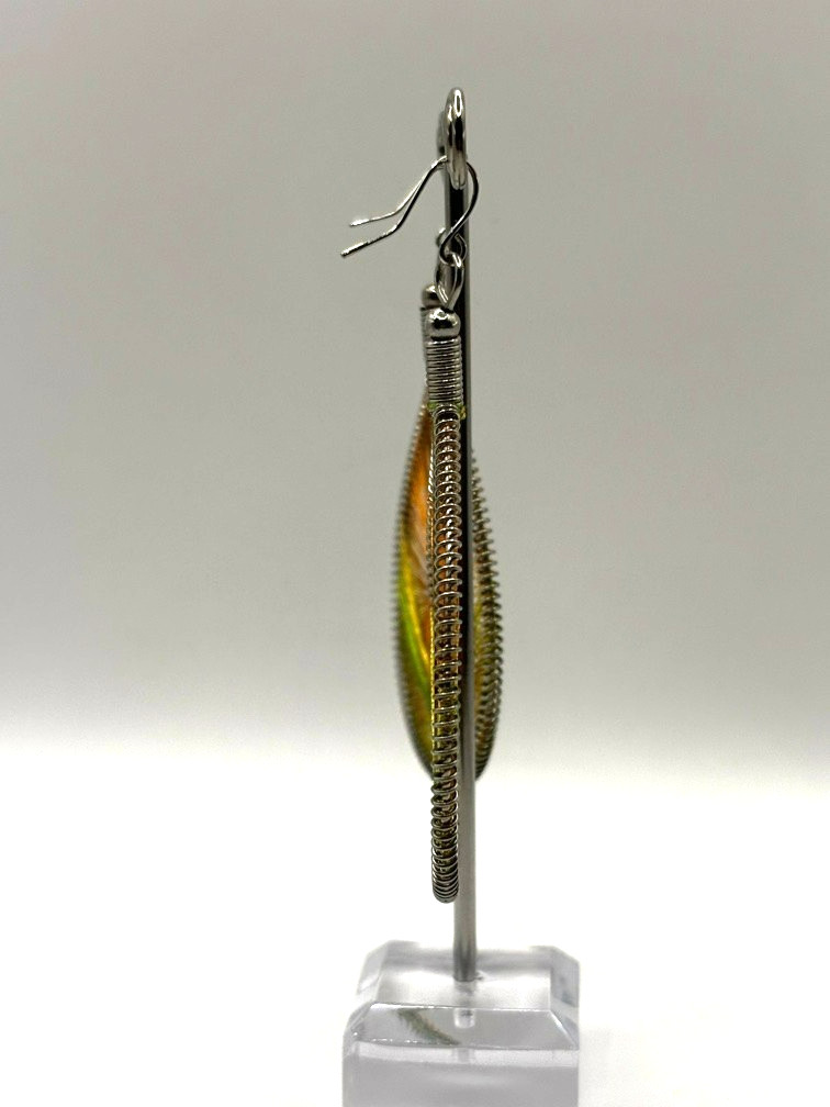 Native Designs Multi Color Silk Threaded Teardrop… - image 18