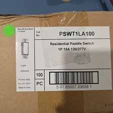 100x Legrand Paddle Switch 1PP&S PSWT1LA100 15A 120V New
